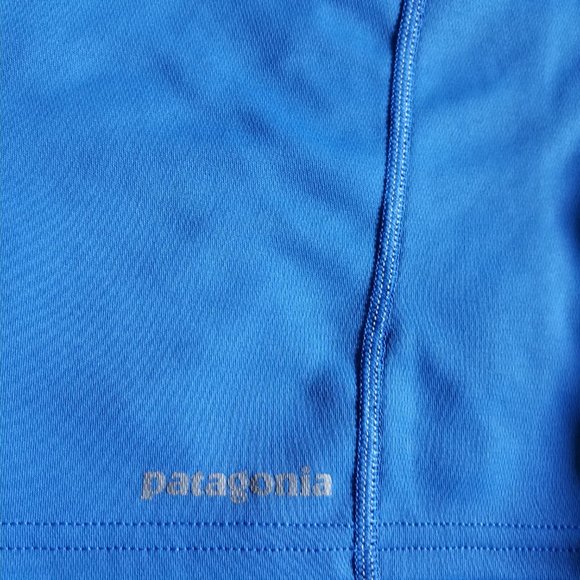 Patagonia Women’s Short Sleeve Crew Neck Fore Runner Shirt Blue - Picture 6 of 14